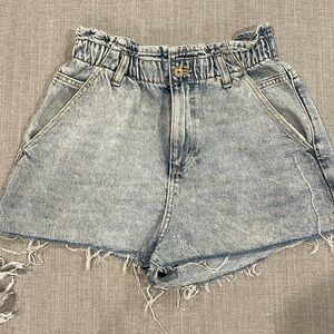 Zara Mom Jean Shorts